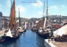 Fiume, il canale della «Fiumara» nel XIX secolo